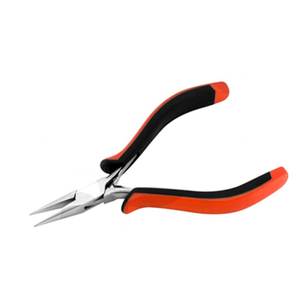 Wholesale Professional INTENSE ERGONOMIC <b>BENT</b> CHAIN <b>NOSE</b> <b>PLIERS</b> 115MM Jewelry Making Tool Steel for Wire Bending Beading DIY - Product Image 4