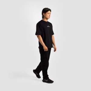 Haut de sport GAI Active (noir) léger et performant avec étiquette personnalisée imprimée à l'écran, motif uni pour l'exercice - Product Image 3