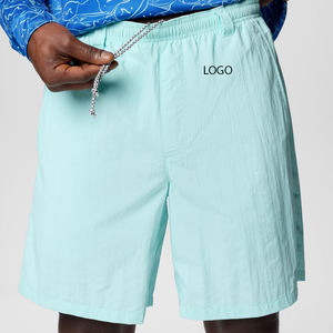 Relaxed Double Waistband <b>Shorts</b> <b>For</b> <b>Men</b> Casual Plain Style Oversized Comfortable Fit Factory Rate 2026 Versatile Nylon <b>Shorts</b> - Product Image 1