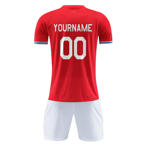 Tenues de football personnalisées 2025 pour hommes adultes – Ensemble maillot à manches courtes respirant et à séchage rapide de haute qualité - Product Image 3