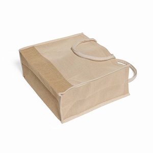 Juco Market Tote Eco-Friendly 12oz Jute Canvas Beach <b>Bag</b> with <b>Long</b> Rope Handle Reusable Customizable Pattern for Daily Use Gifts - Product Image 5