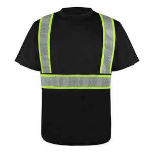 Camiseta de Trabajo de Alta Visibilidad para Hombre, Reflectante, con Logotipo Personalizado al por Mayor, Manga Corta, Seguridad, Alta Visibilidad, 2025 - Product Image 3