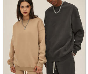 Sweat-shirt à col rond LORISOW avec logo brodé, sweat-shirts pas chers, 50/50 polycoton, décontracté, sport, sweat-shirt à col rond personnalisé pour femmes - Product Image 1