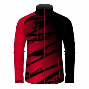 Veste coupe-vent softshell pour homme, style streetwear, imperméable, fermeture éclair, polyester, logo brodé sur le devant, tissu en toile - Product Image 3