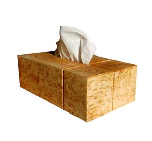 Distributeur de serviettes en bois massif fabriqué à la main de qualité supérieure Porte-boîte à mouchoirs en bois élégant pour la maison et le bureau Prix bon marché - Product Image 2