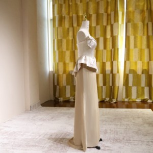 <span class=keywords><strong>Robe</strong></span> <span class=keywords><strong>de</strong></span> <span class=keywords><strong>mariée</strong></span> grande taille en velours champagne, bustier, avec péplum, pour <span class=keywords><strong>mère</strong></span> <span class=keywords><strong>de</strong></span> <span class=keywords><strong>la</strong></span> <span class=keywords><strong>mariée</strong></span>, traîne chapelle, longueur ras du sol, sur mesure, vente en gros directe usine - Product Image 4