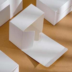 Ingrosso cartone bianco doppio inserto piccolo rettangolare scatola di imballaggio universale spessa scatola di carta pieghevole per cosmetici - Product Image 5