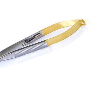 Tijeras microquirúrgicas oftálmicas, 14 cm, pinzas conjuntivales afiladas/afiladas, base de instrumentos de microcirugía - Product Image 2