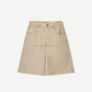 Pantalones cortos de mezclilla de cintura media lavados de verano para mujer de diseño único OEM/ODM personalizado para mujer - Product Image 5