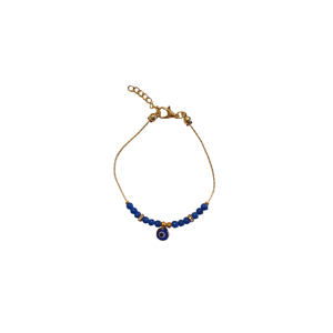 Bracelet en acier inoxydable plaqué pierres de zircon imitation perle DAFNI BIG PAZAR - Cadeau tendance d'Istanbul - Product Image 1