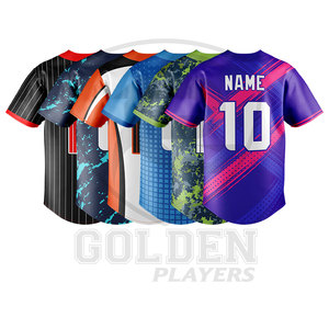 Uniformes de béisbol y softbol azul claro de calidad premium de marca nueva moda unisex conjuntos unisex de poliéster Premium - Product Image 6