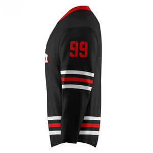 Vente chaude tendance mode conception personnalisée maillot de hockey sur glace bon matériel services OEM pour nom d'équipe vêtements de hockey sur glace à faible taux - Product Image 6