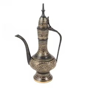 Chrome Plated Modern Daily Use Tea Kettle with High Quality Finishing Tea <b>Coffee</b> Sets Gift Set Wedding Arabic <b>Turkish</b> Dallah - Product Image 2