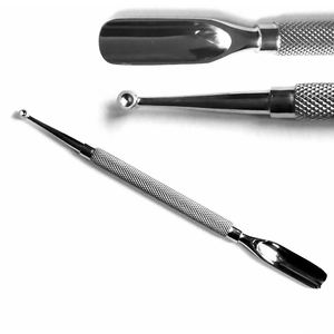 Ensemble de 8 produits de manucure et pédicure, coffret cadeau, soins des ongles, pousse-cuticules, nettoyeur d'ongles professionnel, boîte en acier inoxydable par La Elahi Co - Product Image 5