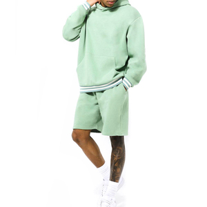 Ensemble deux pièces de haute qualité pour hommes, short décontracté, jogger, survêtement, logo personnalisé, respirant, séchage rapide, survêtement grande taille - Product Image 2