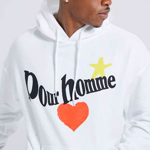 Logo personnalisé Puff Printing Pullover Hoodies pour adultes Nouveau design Top vente Hommes Puff Printing Hoodie - Product Image 5