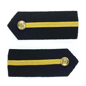 Botones de Vestir de Primera Clase con Trenzado Dorado de 1 Estrella y Clip Trasero, Epaulete Gorget, Parche de Cuello Gorget Dorado con Verde Rusia - Product Image 5