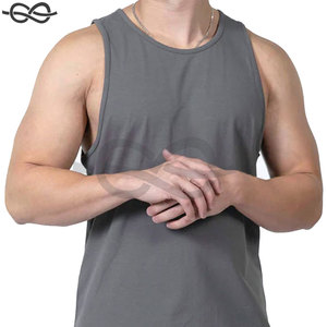 เสื้อกล้ามคอตตอนสำหรับผู้ชายเสื้อกล้ามสำหรับออกกำลังกายเล่นฟิตเนสพิมพ์ลายได้ตามต้องการ - Product Image 3