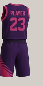 Uniformes personnalisés de basket-ball d'équipe Maillots personnalisés pour hommes Shorts Kit athlétique Derniers vêtements de basket-ball à sublimation RRI-BU-09 - Product Image 4