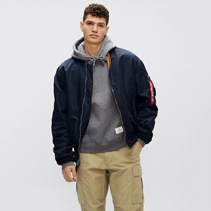 2025 haute qualité mâle mode vêtements de rue Hip Hop manteaux Outwear coupe-vent Slim Fit vestes hommes Bomber - Product Image 2