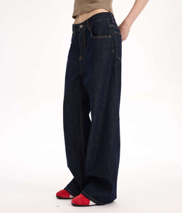 Mujer Tallas grandes Cintura media Invierno Denim Jeans Stretch Fit Casual 100% Algodón Ropa de moda Proveedor - Product Image 4