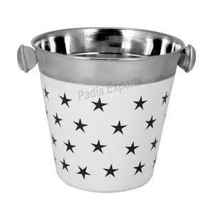 Cubo de hielo de vino con estampado de estrellas elegante enfriador de bebidas para bares y fiestas - Product Image 1