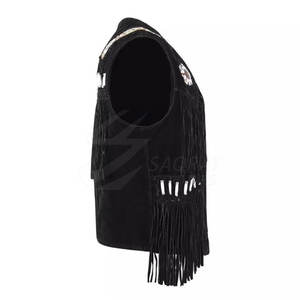 Chaleco de invierno informal para hombre Chaleco de cuero vaquero transpirable cómodo a un precio razonable - Product Image 3