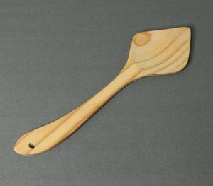 Juego de Servidores de Ensalada de Cuerno Natural Premium con Mango de Resina Marrón Claro Acanalado, Utensilios de Servir de Lujo, Diseño Único para Cocina - Product Image 1