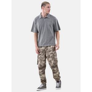 Summer New Men's Solid Color Short-Sleeve for Polo Shirts Casual Cotton T-Shirt with Lapel Pullover Work Clothes Blue White Tops - Product Image 3