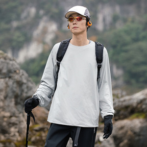 Vente en gros Fabricant UPF 50 + vêtements de protection solaire été Vente en gros extérieur personnalisé T-shirt à manches longues pour hommes - Product Image 1