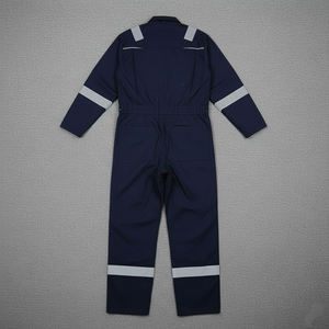 Overol de Seguridad Reflectante de Alta Visibilidad con Logotipo Personalizado OEM, Overol de Trabajo Impermeable de Color Sólido con LED Intermitente para Hombre, ANSI Clase 1 y 2 - Product Image 6