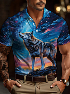Coton décontracté pour hommes Offre Spéciale pour T-shirts polo T-shirts à rayures avec logo personnalisé T-shirts de golf anti-rides bouton de sublimation - Product Image 6