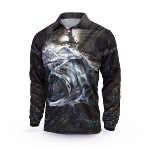 Quick Dry Long Sleeve Sun Protection Youth Fishing Jersey Men OEM Factory Sports Lightweight Shirts Customizable Fishing Wear - Product Image 1