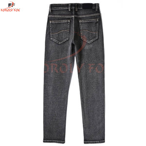 Design Factory Jeans Hombres Ripped Skinny Stretch Venta al por mayor de alta calidad Custom Men Jeans Pantalones Jeans Washed Jeans Pant - Product Image 2