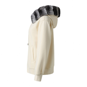 2025 nouvelle tendance de la mode personnalisé femmes manteau avec détachable réel Rex lapin fourrure femmes manteau OEM et ODM disponible - Product Image 2