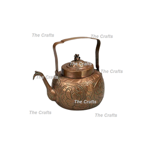 Hervidor de Agua Redondo de Cobre con la Más Alta Calidad para Té y Café, para Uso en Hoteles - Product Image 4