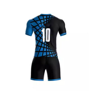 ชุดเสื้อฟุตบอลผ้า100% โพลีเอสเตอร์ระบายอากาศได้ดีแห้งเร็วคุณภาพสูง - Product Image 3