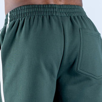 Haute qualité émeraude polaire tissu Gym hommes court avec rayures latérales été entraînement entraînement élastique ceinture Shorts pour hommes