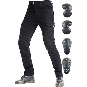 2025 pantalones de montar con armadura pantalones vaqueros ropa de motocicleta hombres motocicleta Kevlar pantalones precio razonable OEM - Product Image 4