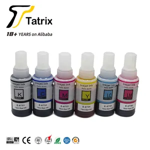 Tatrix T6731 673 T673 inchiostro di sublimazione T6731- T6736 compatibile Eco colore acqua ricarica bottiglia sfuso inchiostro per Epson L800 L805.