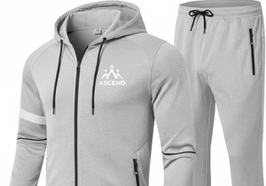 Survêtement d'hiver à capuche pour homme avec étiquette personnalisée |   Vêtements de sport en molleton 100% coton de haute qualité |   Streetwear élégant et uni - Product Image 3