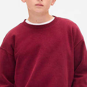 เสื้อสเวตเชิ้ตสตรีทแวร์ลำลองสำหรับเด็กผู้ชาย คอกลม ดีไซน์คุณภาพสูง สำหรับการสั่งซื้อจำนวนมาก / สีพื้น แขนยาว ราคาถูก - Product Image 2