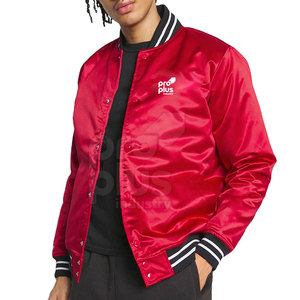 Chaqueta de Satén para Hombre, Invierno, Cuello Alto, Logotipo Frontal, Transpirable, Secado Rápido, Ecológica, Personalizable, Precio Razonable, Gran Venta - Product Image 1