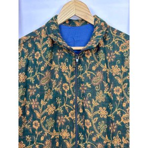 Cozy Yak Wool Blend Bomber <b>Bolero</b> <b>Jacket</b> Warm Soft Winter Fashion Casual Party Wear Boho Chic Paisley Floral Women's <b>Jacket</b> - Product Image 3
