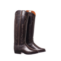 Bottes d'équitation classiques en cuir véritable vintage au design unique 2026, durables, respirantes, légères, pour équitation, unisexe