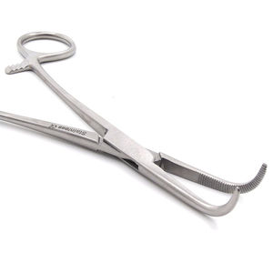 Mélangeur hémostatique manuel incurvé à bas prix en gros Instruments chirurgicaux Pince mélangeur de base - Product Image 5