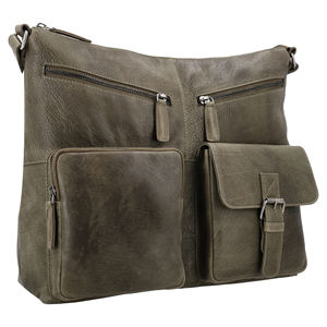 Sac messager en cuir rétro décontracté pour homme, sac à bandoulière vintage pour homme, sac à bandoulière pour affaires - Product Image 3