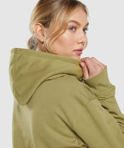 Customized Graphic Plus Size Women's Oversize Pullover Hoodie Sweatshirt Set OEM ODD Hooded Fleece Fabric Polyester/Cotton Hoody - Product Image 5