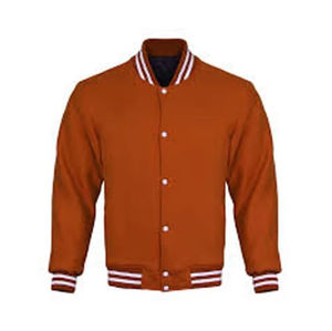 Nuevo estilo, venta al por mayor, chaquetas de hombre con logotipo personalizado, chaqueta de béisbol informal, abrigo con letras, chaqueta de béisbol universitaria Unisex para hombre - Product Image 3