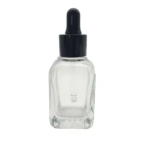 Botella con cuentagotas de vidrio ámbar, frasco de vidrio con cuentagotas para perfume, aceites esenciales, 1ml, 2ml, 3ml, 5ml